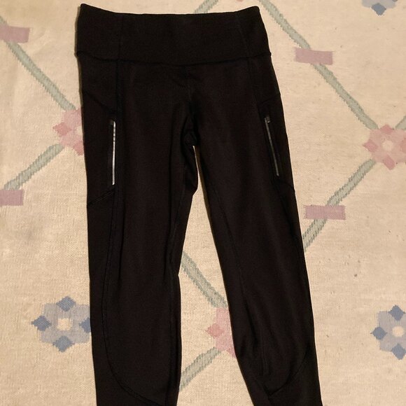 Black Athleta Ranier Leggings M - Picture 1 of 3